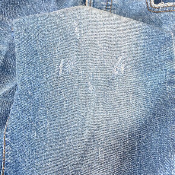 Universal Thread Womens Distressed Blue High Rise 90s Straight Jeans Size 4R - Picture 7 of 11